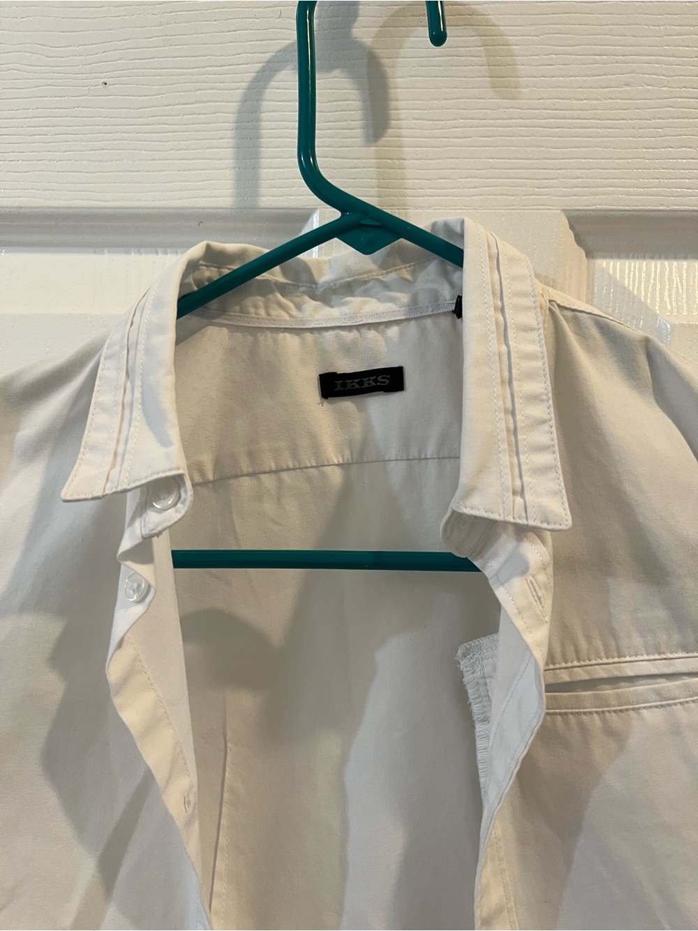 Ikks White Button-Up Shirt